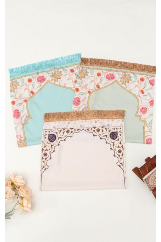 Sajadah Travel Azzura Rumbai Creme
